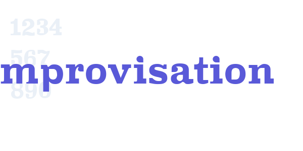 Improvisation font free