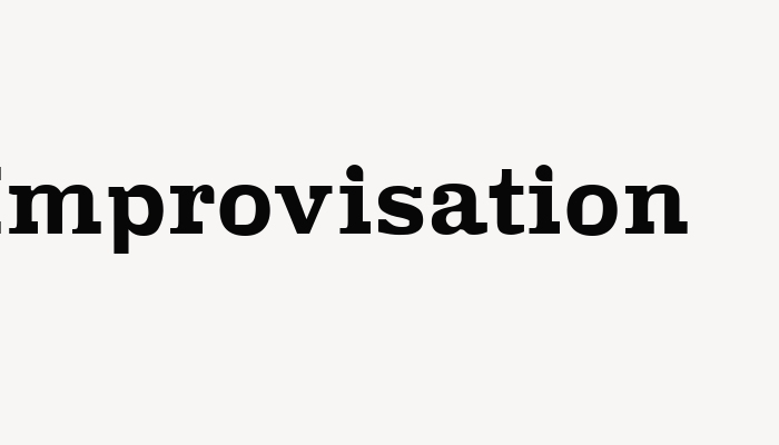 Improvisation font download