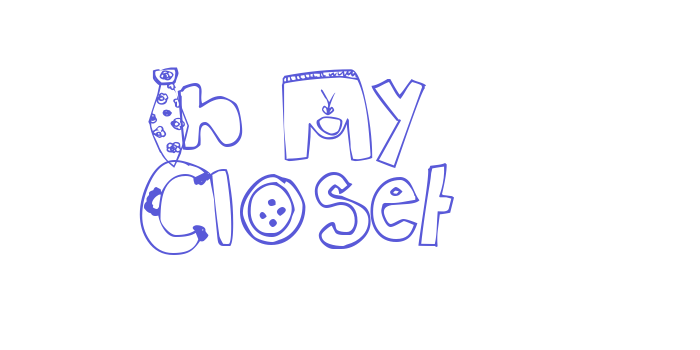 In My Closet Font