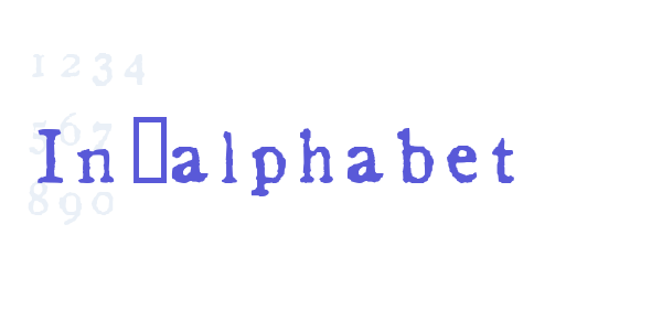 In_alphabet font free