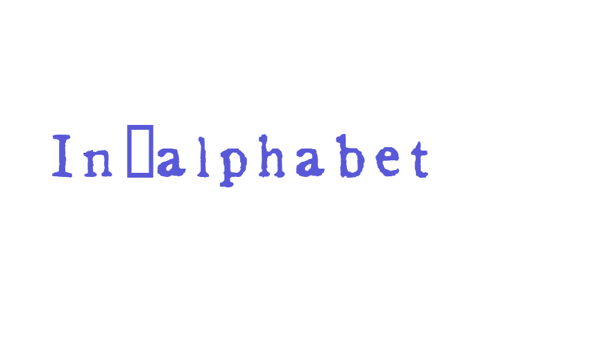 In_alphabet Font Download