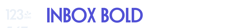 Inbox Bold-font