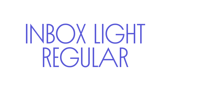 Inbox Light Regular Font Download