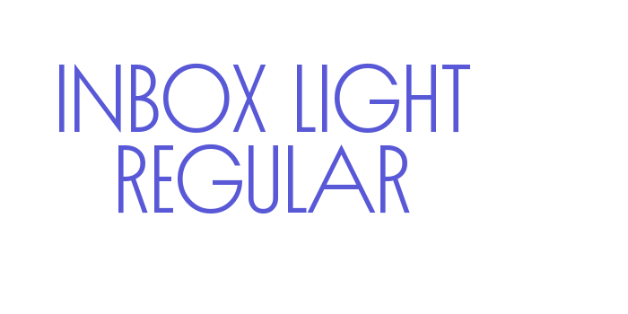 Inbox Light Regular Font