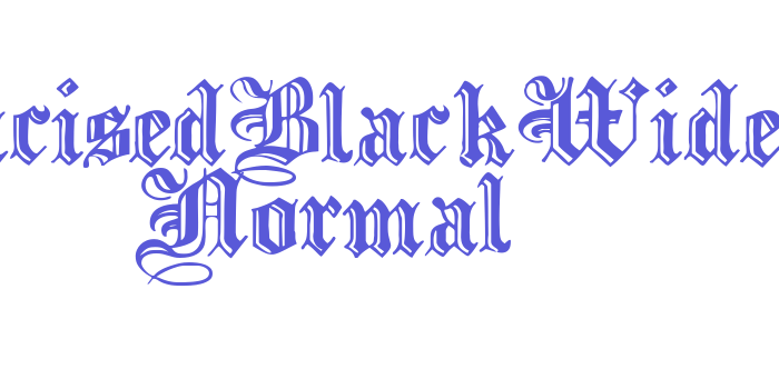 IncisedBlackWide Normal Font Download