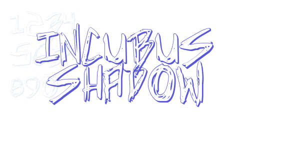 Incubus Shadow font free