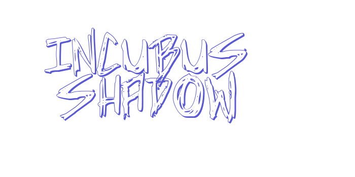 Incubus Shadow Font Download