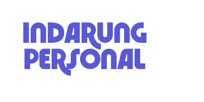 Indarung Personal Font