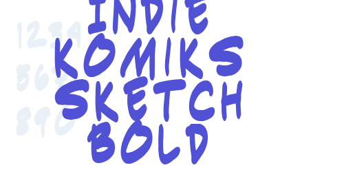 Indie Komiks Sketch Bold-font-download