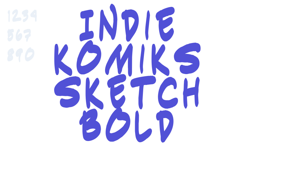 Indie Komiks Sketch Bold-font-download