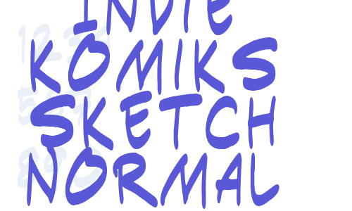 Indie Komiks Sketch Normal Font Download