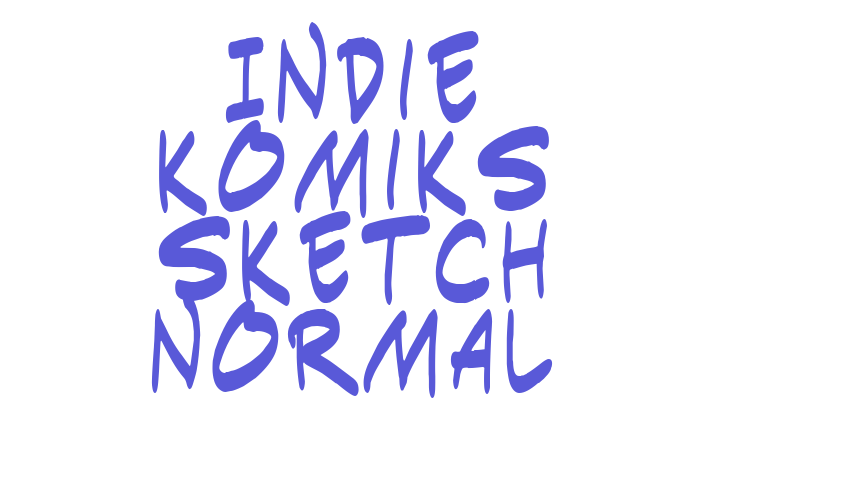 Indie Komiks Sketch Normal Font Download