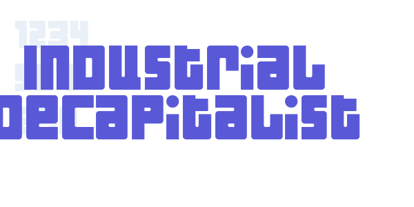 Industrial Decapitalist font free