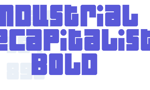 Industrial Decapitalist Bold Font Download