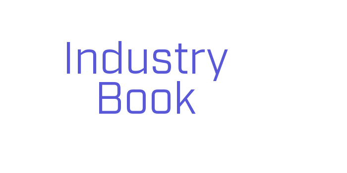 Industry Book Font Download