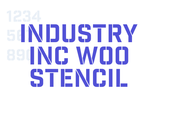 Industry Inc W00 Stencil
