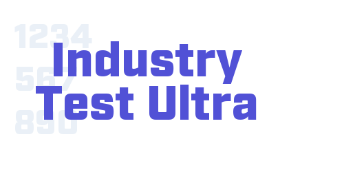 Industry Test Ultra-font-download
