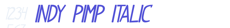 Indy Pimp Italic-font
