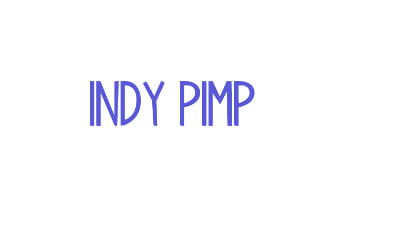 Indy Pimp Font