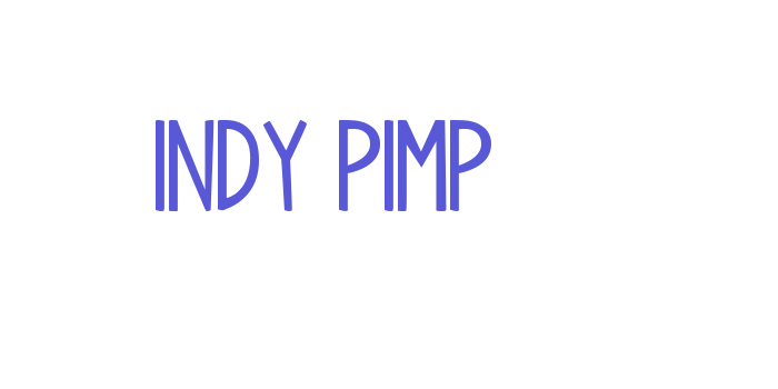 Indy Pimp Font Download