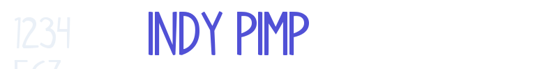 Indy Pimp-font