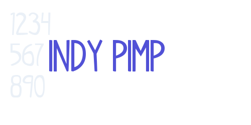 Indy Pimp-font-download
