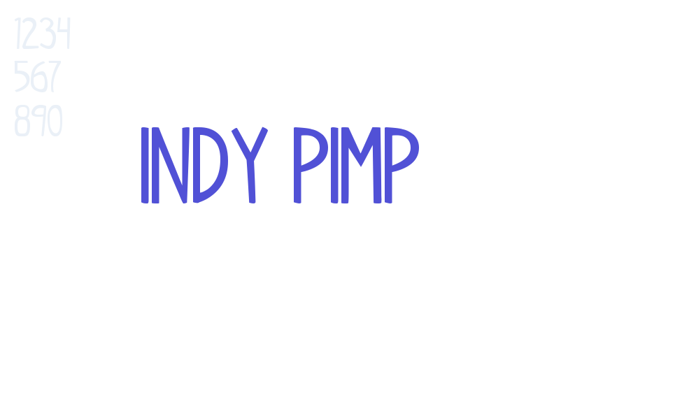 Indy Pimp-font-download