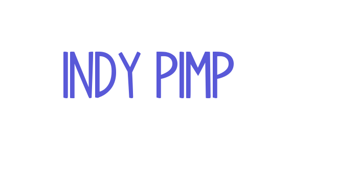 Indy Pimp Font