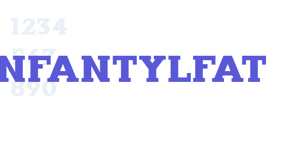 InfantylFat font