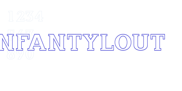 InfantylOut font