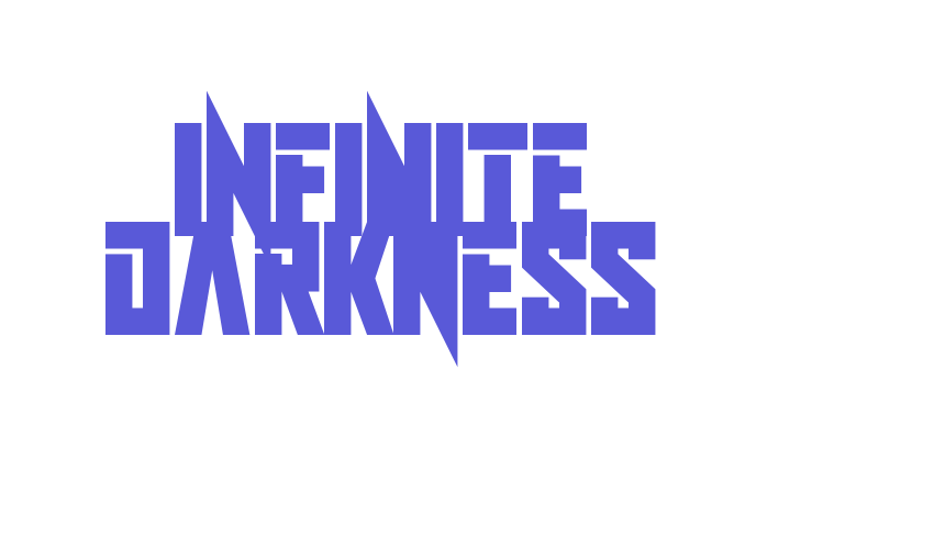 Infinite Darkness Font