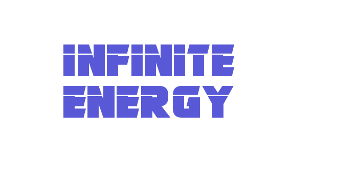 Infinite Energy Font Download