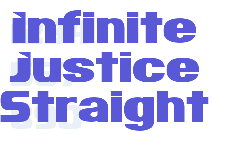 Infinite Justice Straight Font Download