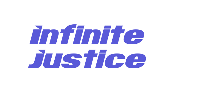 Infinite Justice Font Download