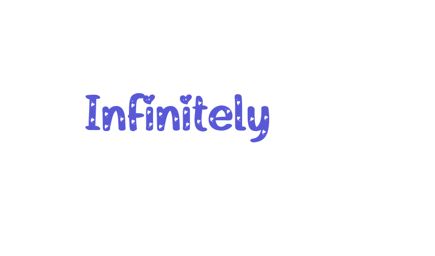 Infinitely Font