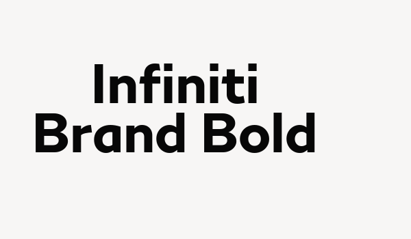 Infiniti Brand Bold Font