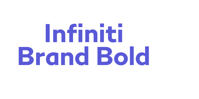 Infiniti Brand Bold Font Download