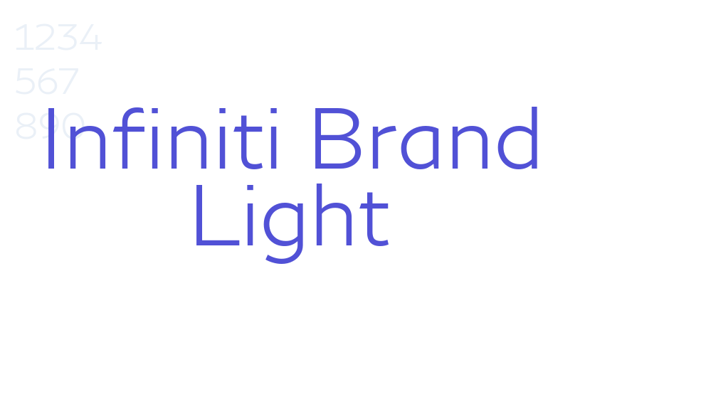 Infiniti Brand Light-font-download