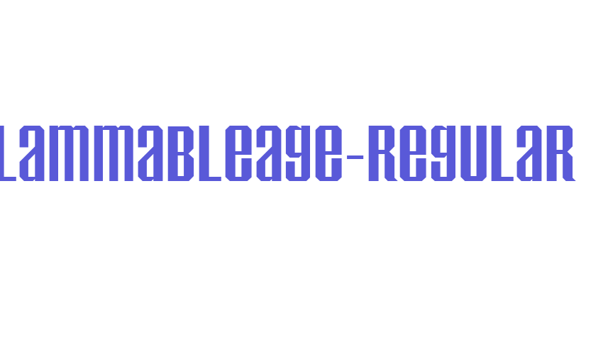 InflammableAge-Regular Font