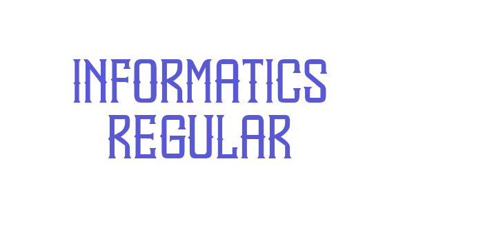 Informatics Regular Font Download