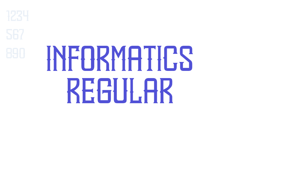 Informatics Regular-font-download