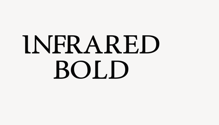 InfraRed Bold font download