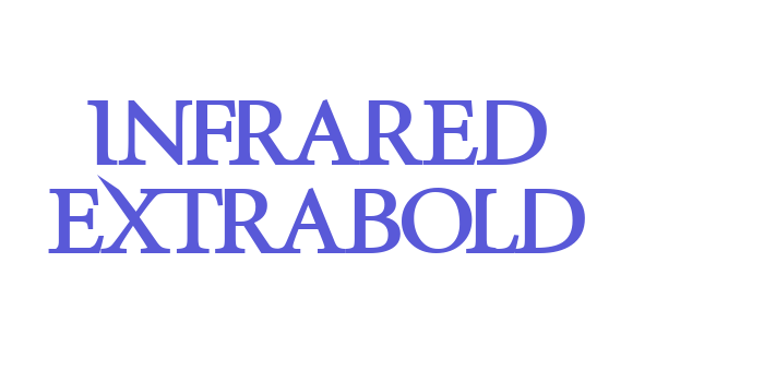 InfraRed ExtraBold Font Download