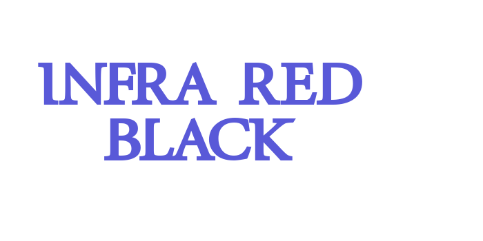 Infra Red Black Font Download