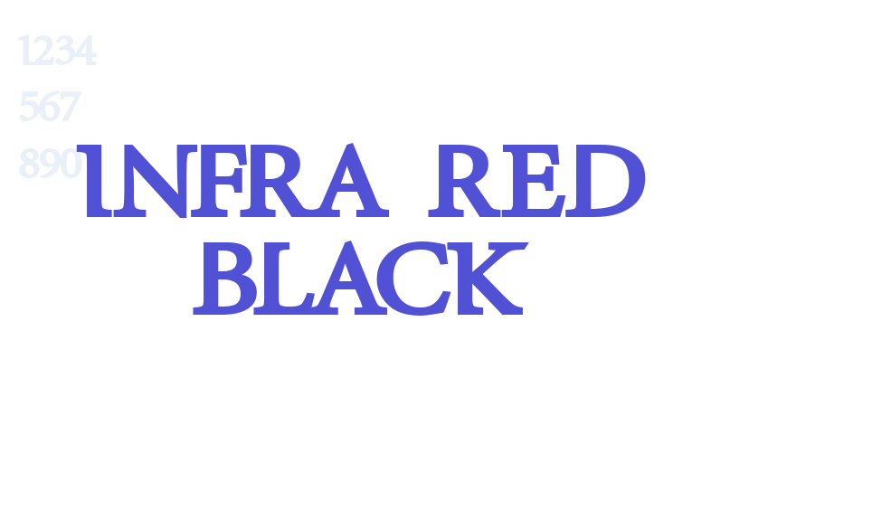 Infra Red Black-font-download