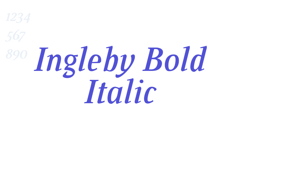 Ingleby Bold Italic-font-download