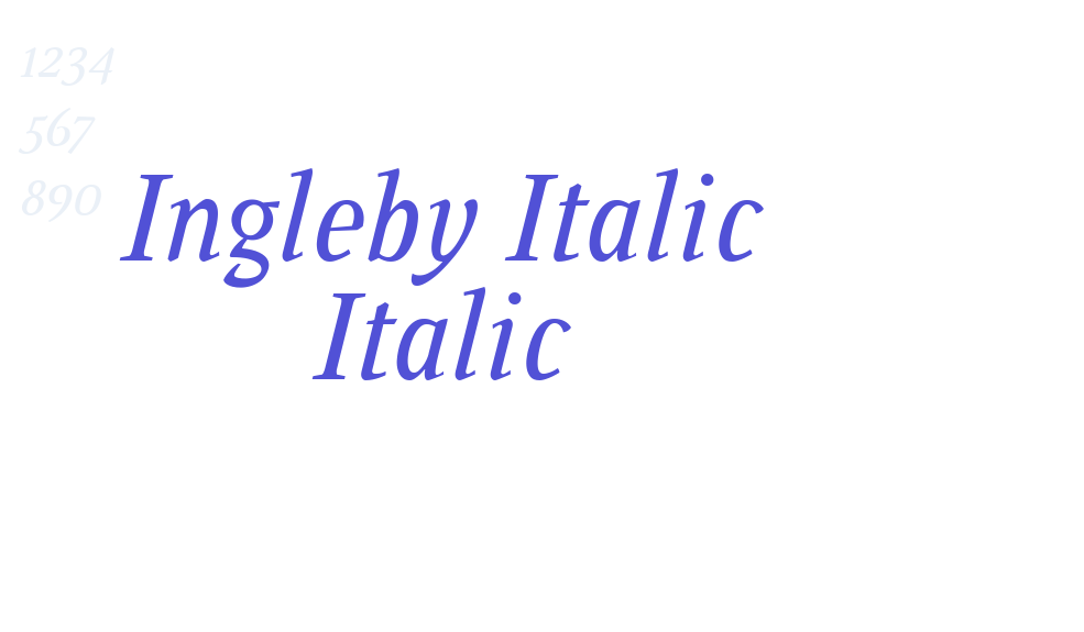 Ingleby Italic Italic-font-download