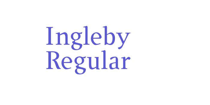 Ingleby Regular Font Download