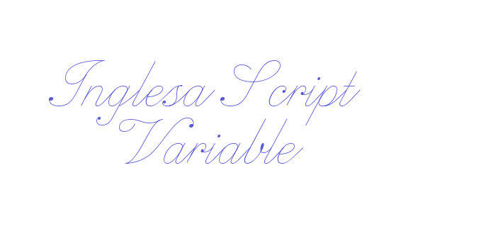 Inglesa Script Variable Font Download