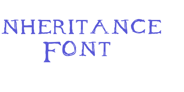 Inheritance Font font free